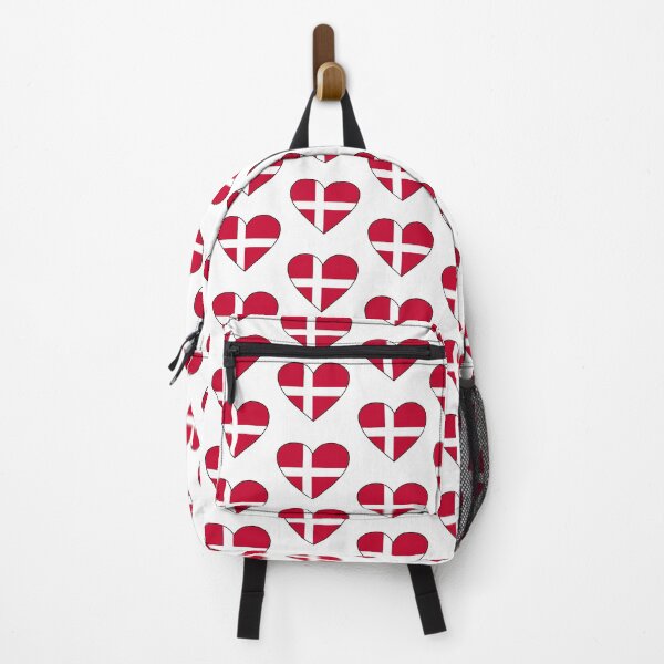 Item preview, Denmark Flag. Danish Flag. Love Denmark Heart Flag. Dannebrog  designed and sold by GraceTee.