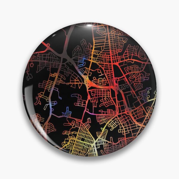 Item preview, Norfolk City Street Map Dark Mode designed and sold by map-lover.