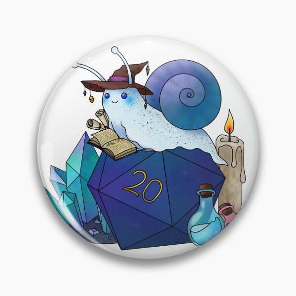 Item preview, DnD Snail Wizard designed and sold by eeriesketchbook.