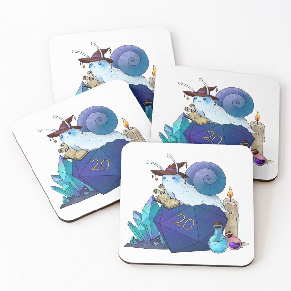 Item preview, DnD Snail Wizard designed and sold by eeriesketchbook.