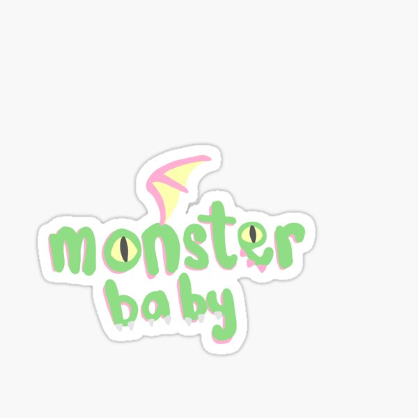 monster baby Sticker