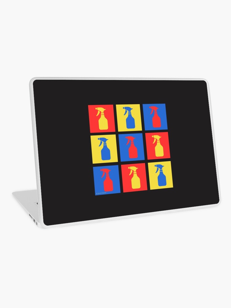 Thumbnail 1 of 2, Laptop Skin, Andy SprayAll Creative Artistic Cleaning Humor designed and sold by SavvyCleaner.