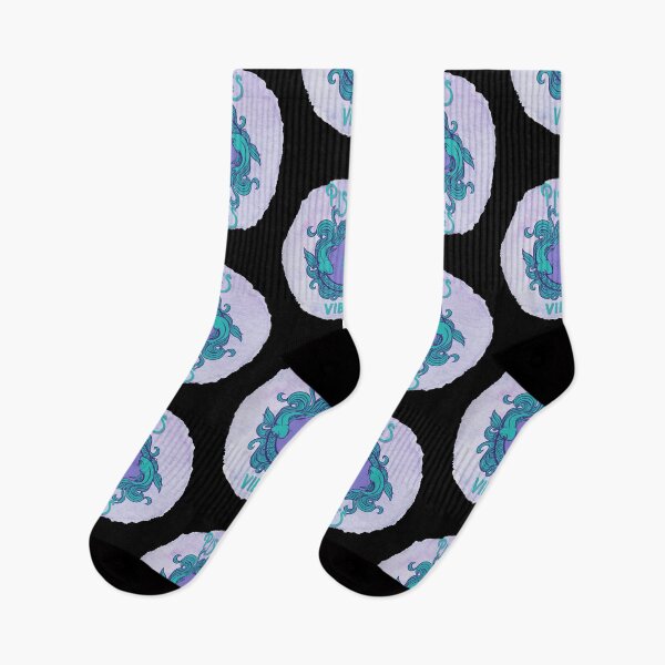 Item preview, Zodiac Star Sign: Tattoo-Style Pisces Symbol in Sea Shades designed and sold by LilWildflowers.