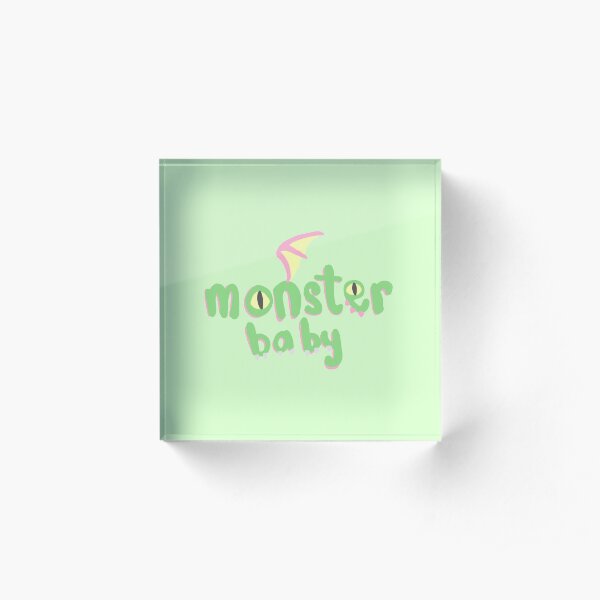 monster baby Acrylic Block
