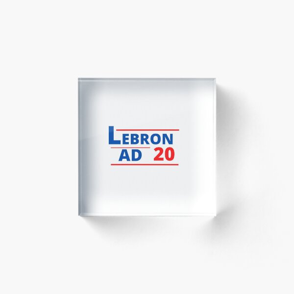 Lebron & AD 2020 Acrylic Block