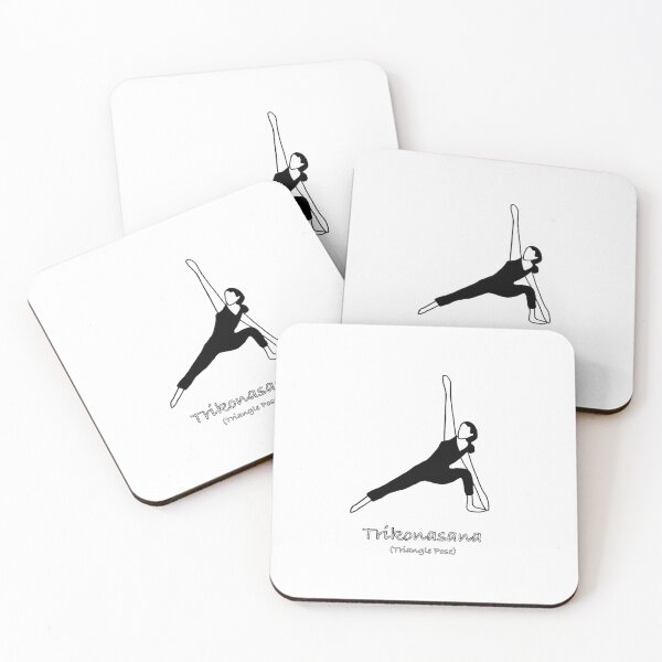 Item preview, Yoga Pose Trikonasana | Triangle Pose designed and sold by Daphne-Lee.
