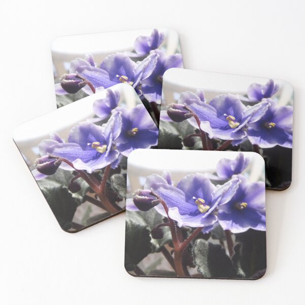 Item preview, Blue violet flower blooms photography designed and sold by VondasCreations.