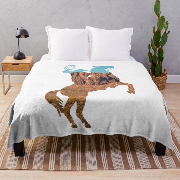 Item preview, Western Cowboy and Horse Landscape Texas designed and sold by Pappistore.
