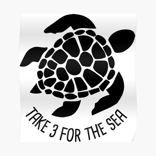 take-3-for-the-sea-turtle-poster-for-sale-by-kylemcg93-redbubble