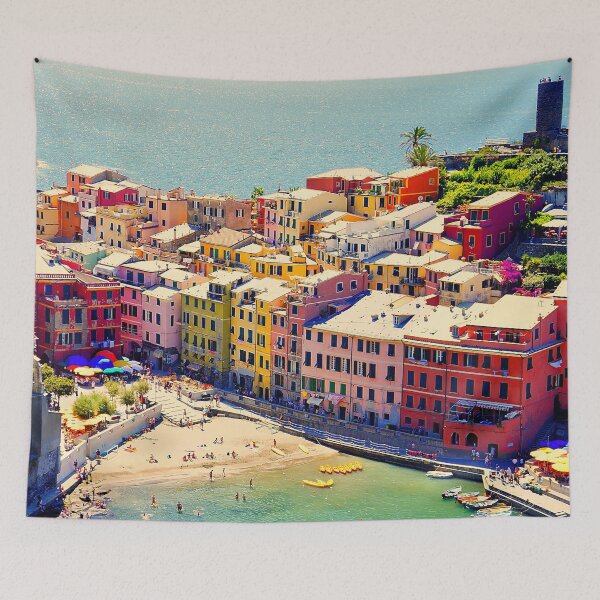 Item preview, Jigsaw Puzzle Vernazza Summers Day in the Cinque Terre, on the Italian Riviera 1000 Piece Adults designed and sold by StickerArtwork.