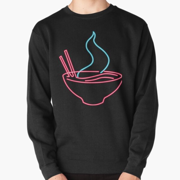 Spicy Ramen Neon Pullover Sweatshirt