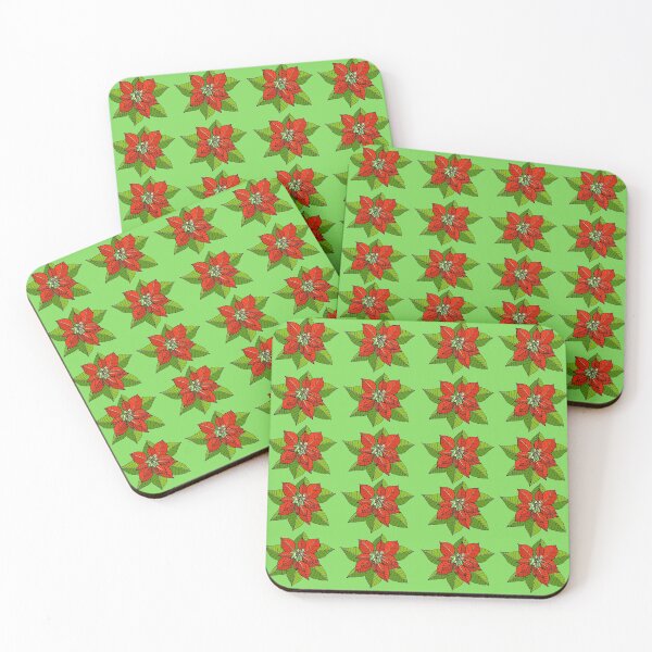 Item preview, Poinsettia 2020 Classic (2) Green background) designed and sold by Susan Pfrender.