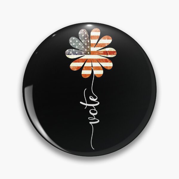 Item preview, Vote For President Election Flower And American Flag Design designed and sold by TallOne-apparel.