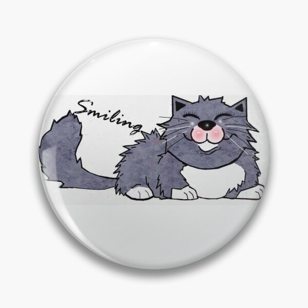 Item preview, Smiling cat  designed and sold by Shirley cute art .