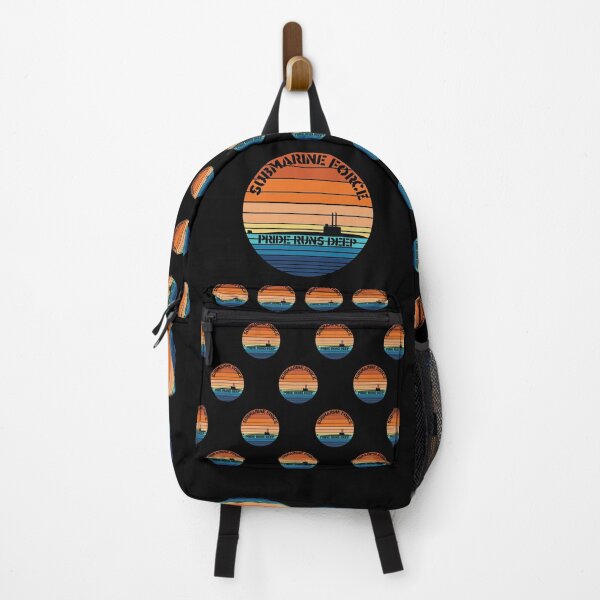 Item preview, Sunset Submarine Force Pride Plain designed and sold by MadMando.
