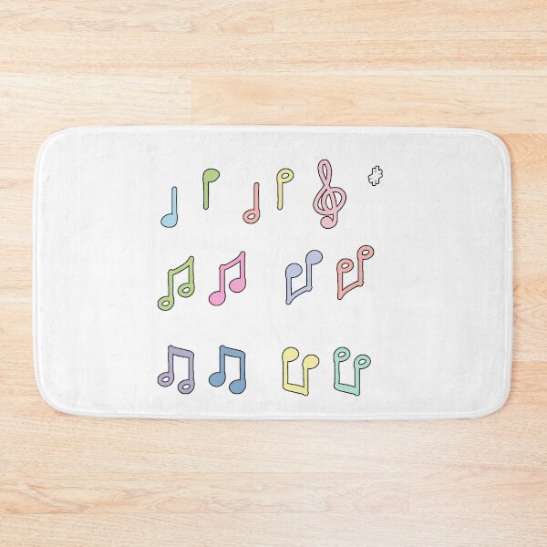 Item preview, pastel music notes 18 designed and sold by hichamdamo.