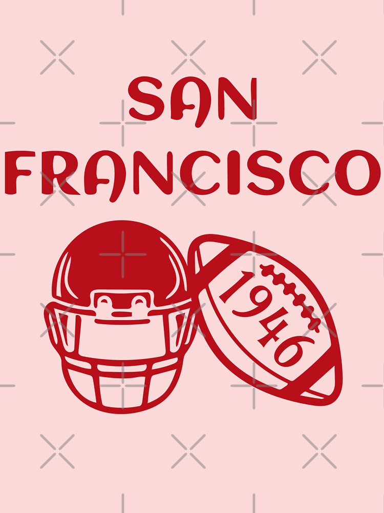 San Francisco 49ers West division since 1946 throwback logo helmet