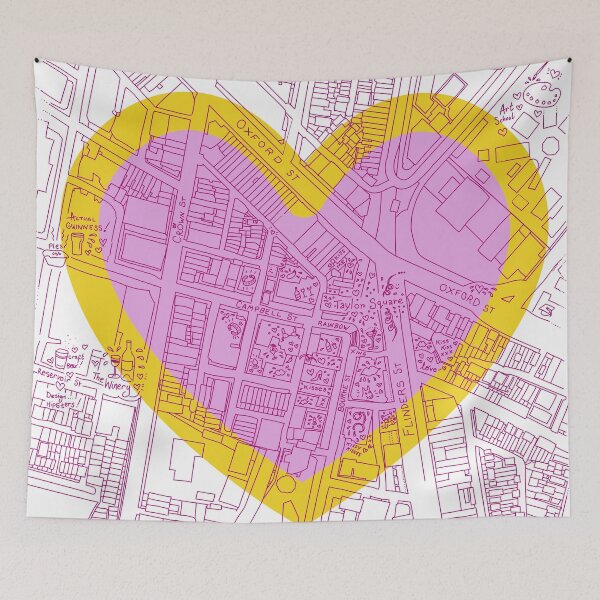 Item preview, Heart of Sydney designed and sold by Pindigo Designs.