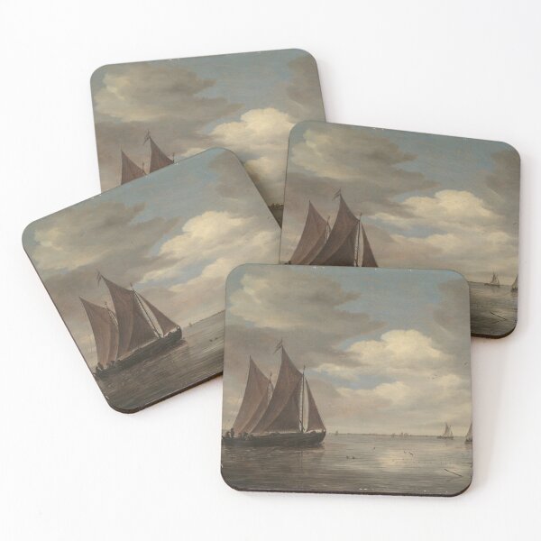 Item preview, Salomon van Ruysdael - Fishing Boats on a River designed and sold by artichokes.