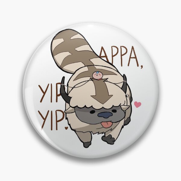 Item preview, Cute Appa Chibi With Aang designed and sold by artandboba.