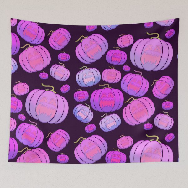 Item preview, Pink Spirit Halloween Sad Pumpkin Patterns T-Shirt designed and sold by aventi24.