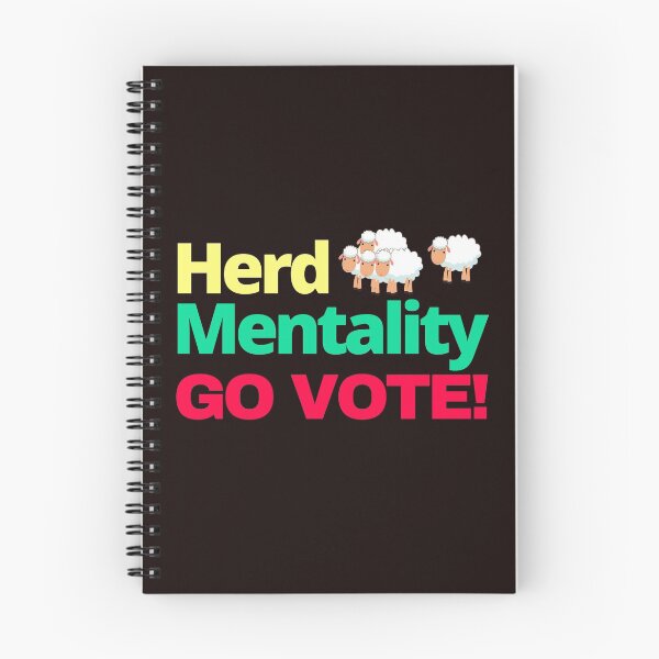 Item preview, Herd mentality Go Vote designed and sold by Tecnofa.