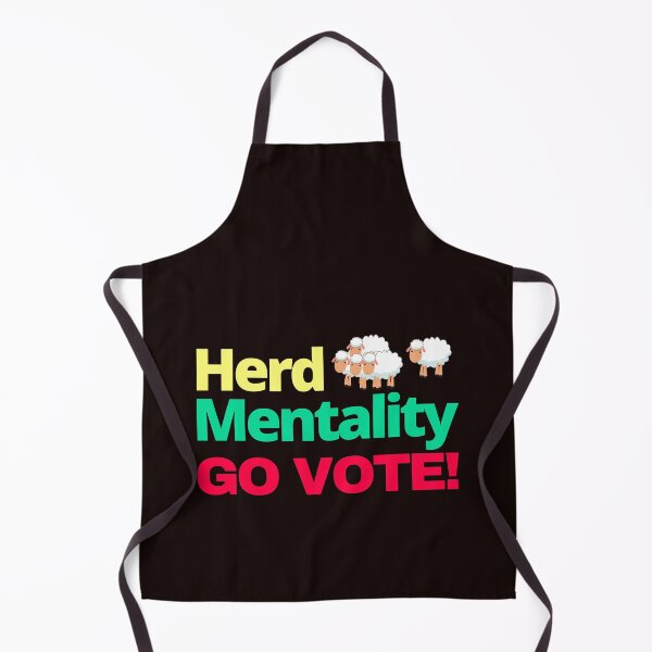Item preview, Herd mentality Go Vote designed and sold by Tecnofa.