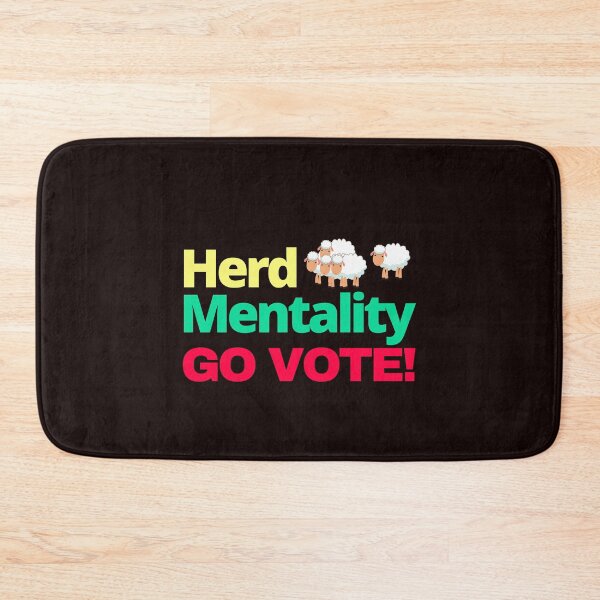 Item preview, Herd mentality Go Vote designed and sold by Tecnofa.
