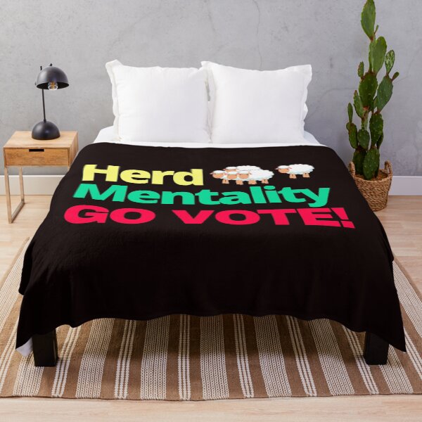 Item preview, Herd mentality Go Vote designed and sold by Tecnofa.
