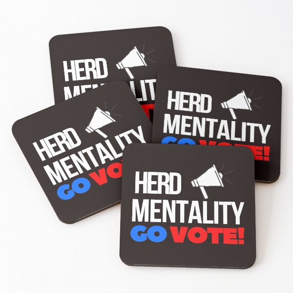 Item preview, Herd mentality Go Vote designed and sold by Tecnofa.
