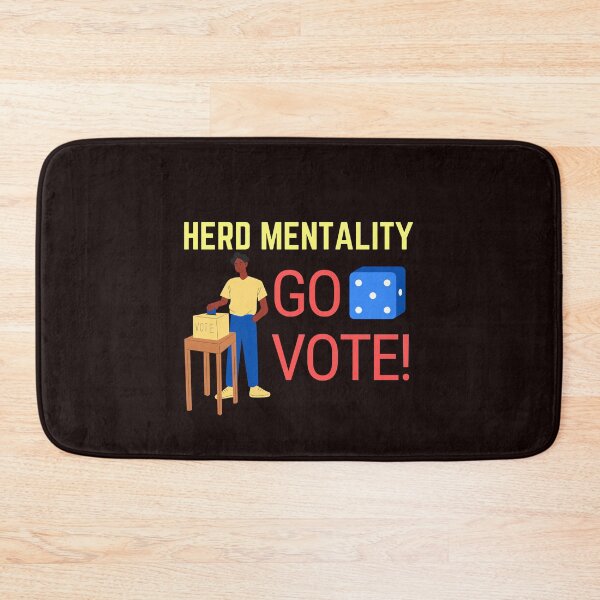 Item preview, Herd mentality Go Vote designed and sold by Tecnofa.