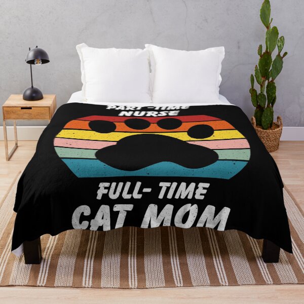 Item preview, Part Time Nurse Full Time Cat Mom designed and sold by ind3finite.