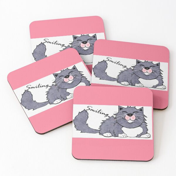 Item preview, Smiling cat  designed and sold by Shirley cute art .