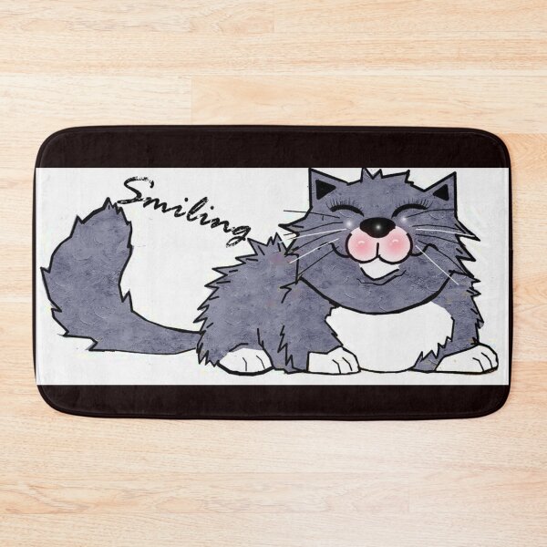 Item preview, Smiling cat  designed and sold by Shirley cute art .