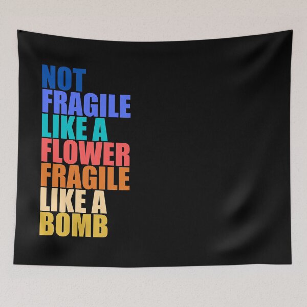 Item preview, Fragile Like a Bomb RBG  designed and sold by Jennifer Church.