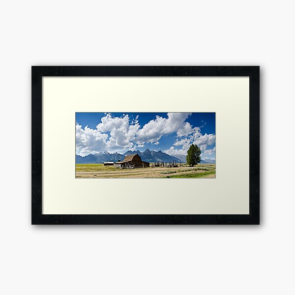 Mormon Row - Grand Teton National Park, Wyoming Framed Art Print