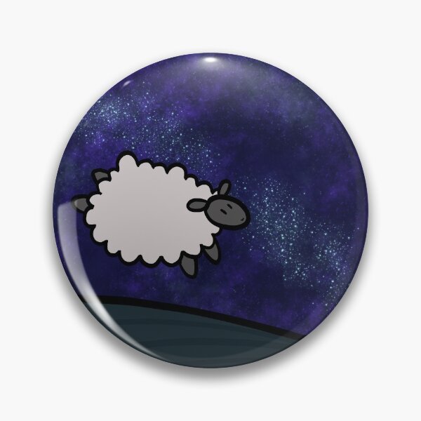 Item preview, Jumping sheep and starry sky designed and sold by Criatvra.