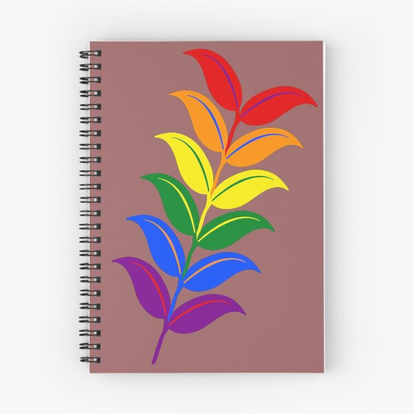 Item preview, Leaves in Gay Rainbow Flag Colors designed and sold by InVisibleColors.