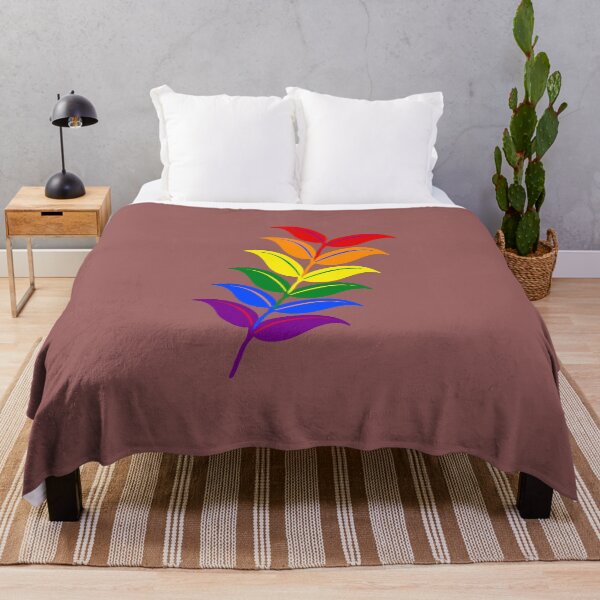 Item preview, Leaves in Gay Rainbow Flag Colors designed and sold by InVisibleColors.