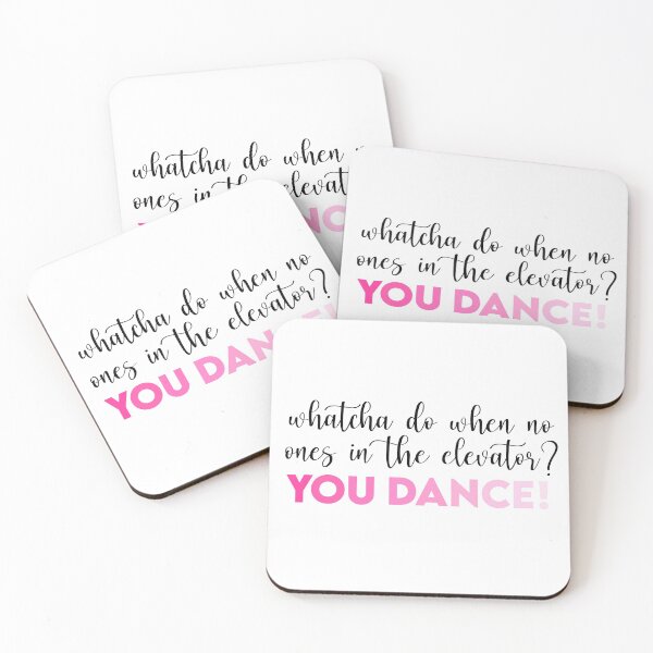 Item preview, Whatcha do when no one's in the elevator? YOU DANCE! (Pink Version) designed and sold by PensyLane.