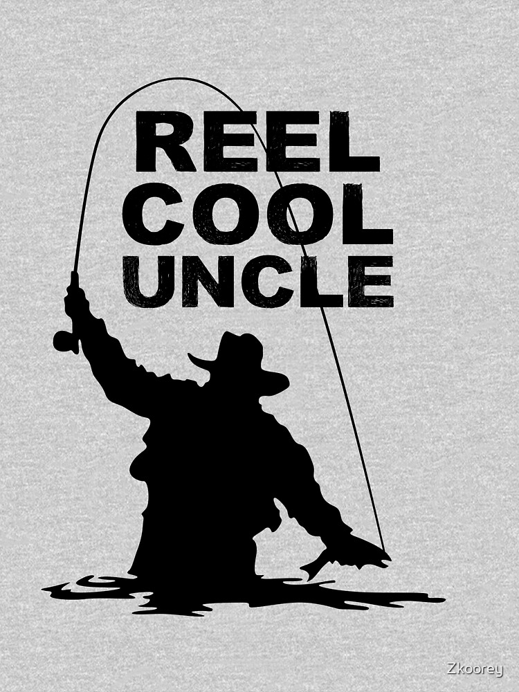 Reel Cool Uncle Cool Fishing Uncle Shirt Funny Fathers Day Gift Boat  Fisherman Funny Bass Fishing Lovers  Essential T-Shirt for Sale by Zkoorey