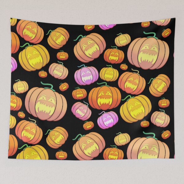 Item preview, Multi Color Pumpkin Patterns designed and sold by aventi24.