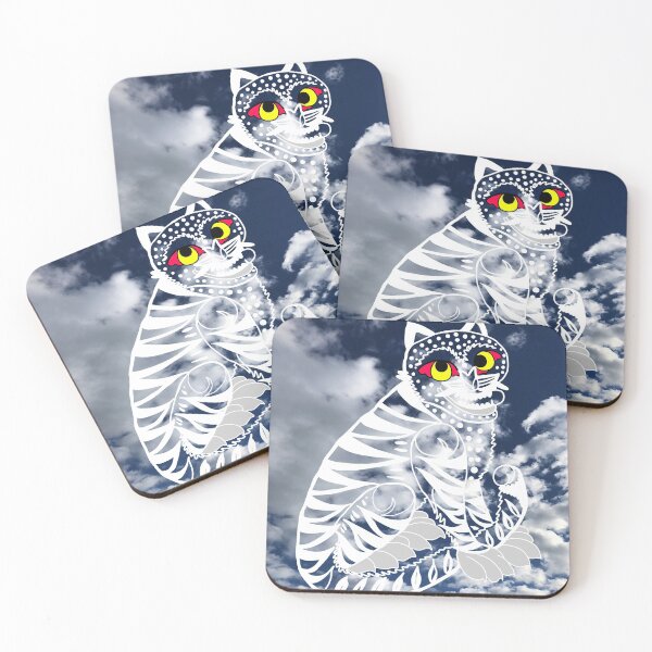 Item preview, Blue Sky funny Tiger designed and sold by HibouMagique.