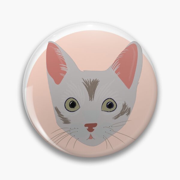 Item preview, Gray Cat Illustration designed and sold by Gabrielle Freitas.