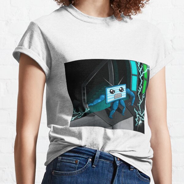 Electronic World Z - DGIN TV Main Character Classic T-Shirt