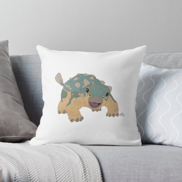 Jurassic Bumpy Throw Pillow
