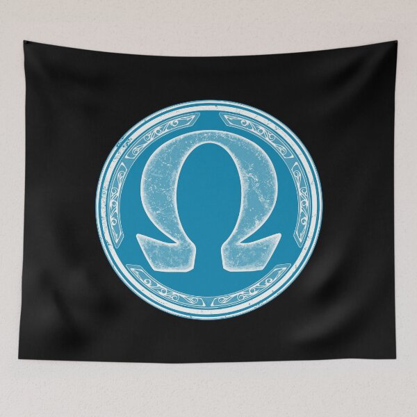 Item preview, Omega symbol shield designed and sold by NicGrayGraphic.