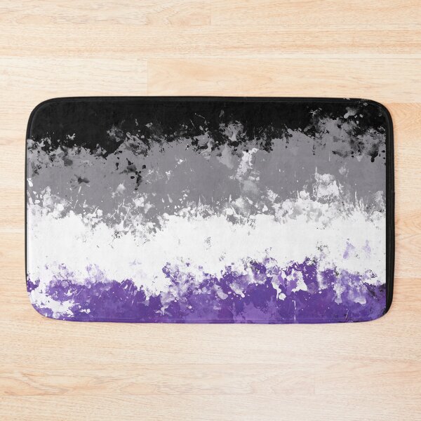 Item preview, Asexual Pride Flag Splatter Print designed and sold by Quinn-Draws.