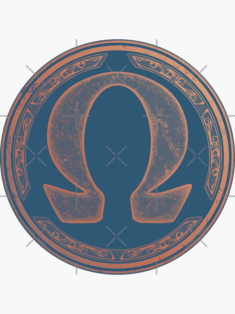 Omega symbol shield