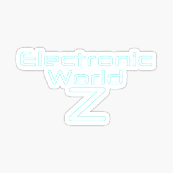 Electronic World Z Game Title Sticker